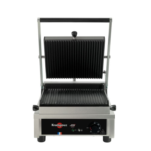 Krampouz - Contact Grill - Small - Ribbed Top - Ribbed Bottom